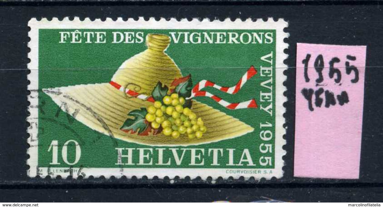 SVIZZERA - HELVETIA - Year 1955 - Viaggiato - Traveled - Voyagè - Gereist. - Usati