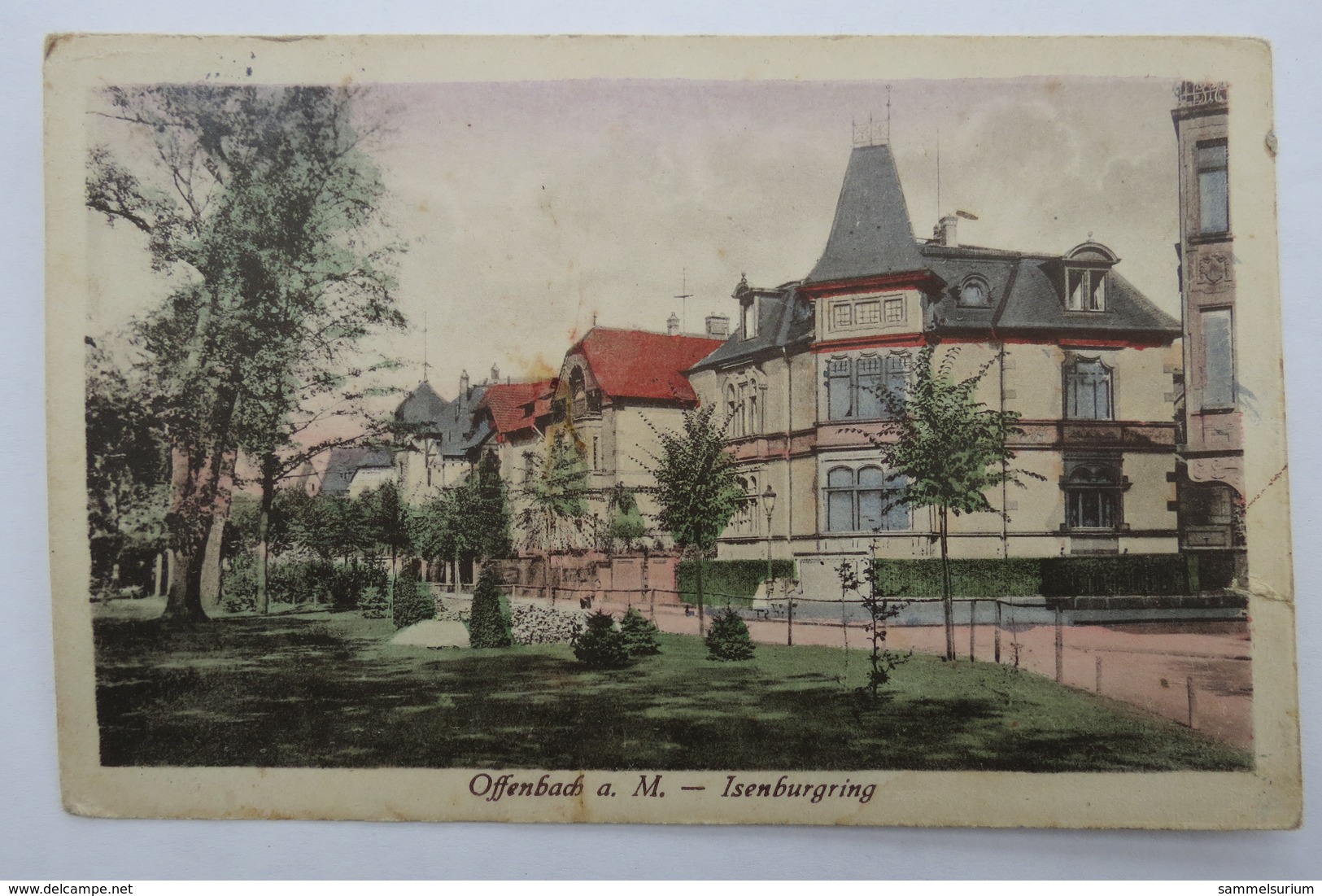 (11/2/7) Postkarte/AK "Offenbach A. M."  Isenburgring Um 1937 - Offenbach