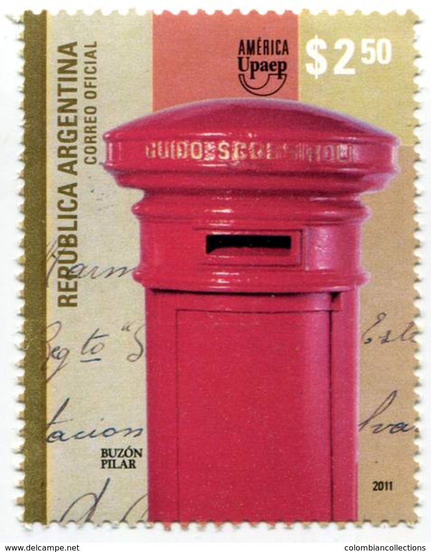 Lote A12, Argentina, 2011, Sello, Stamp, Upaep, Buzon, Postbox - Nuevos