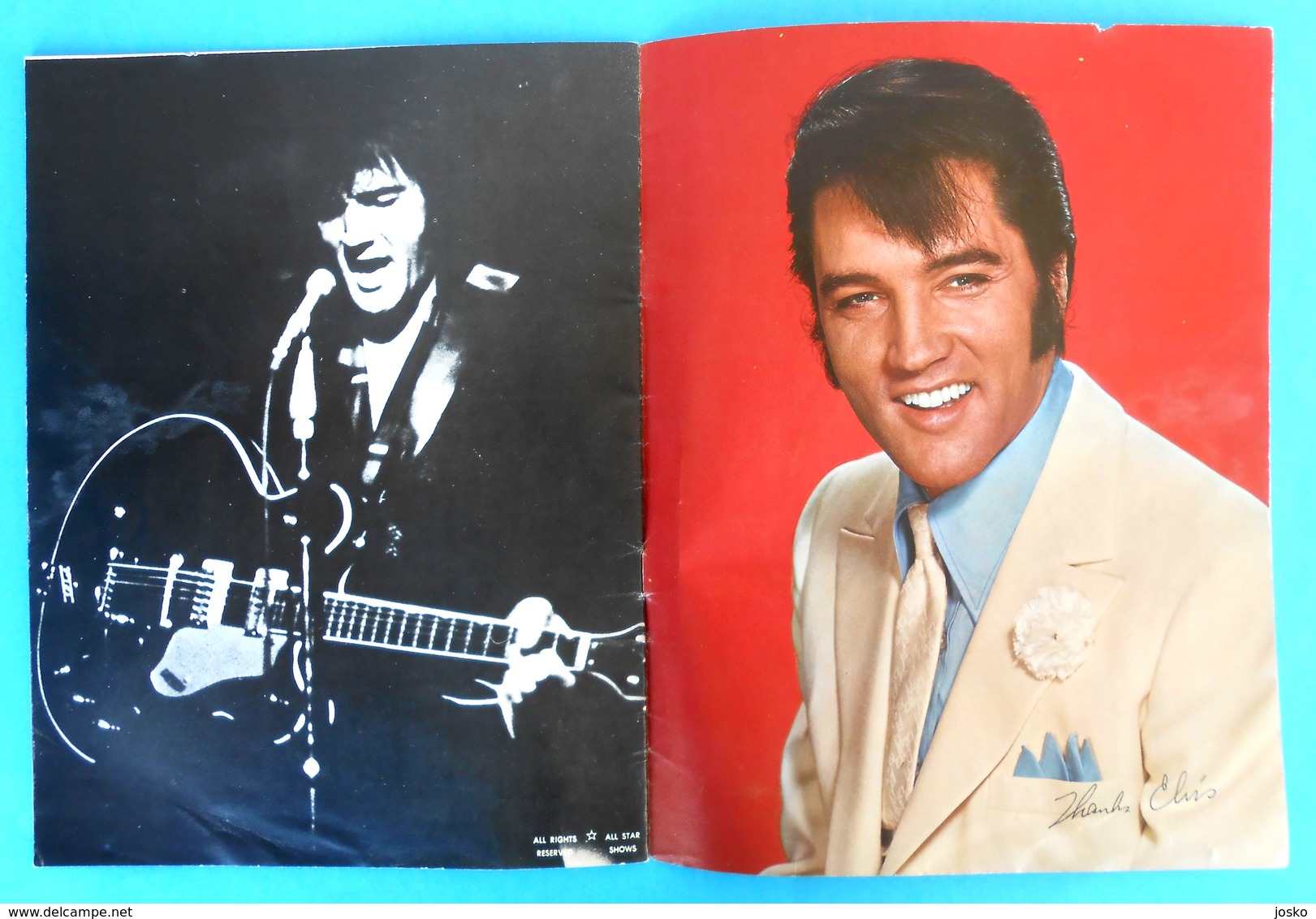 ELVIS PRESLEY - Photo album ... Yugoslavian original vintage magazine by Jugoton