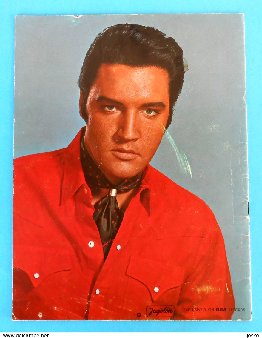 ELVIS PRESLEY - Photo album ... Yugoslavian original vintage magazine by Jugoton