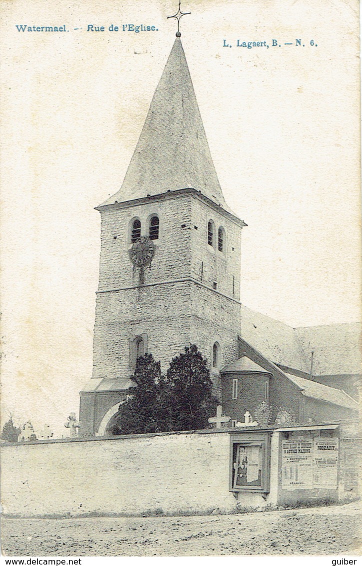 Watermael Rue De L'eglise L. Lagaert N° 6  1907 - Watermaal-Bosvoorde - Watermael-Boitsfort