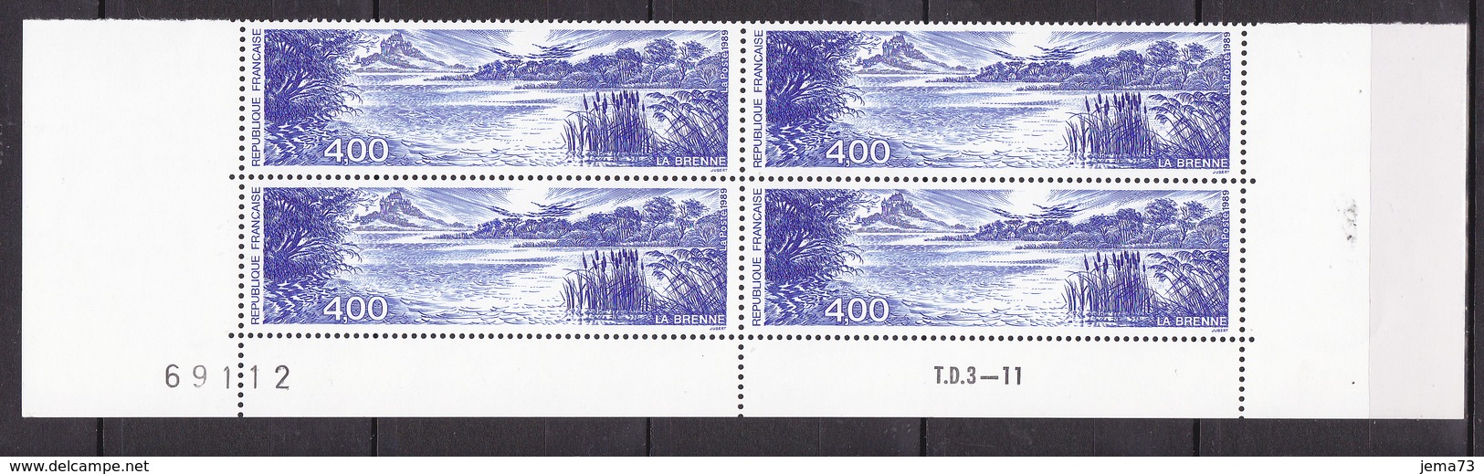 N° 2601 : La Brenne: Bloc De 4 Timbres Neuf  Impeccable - Neufs