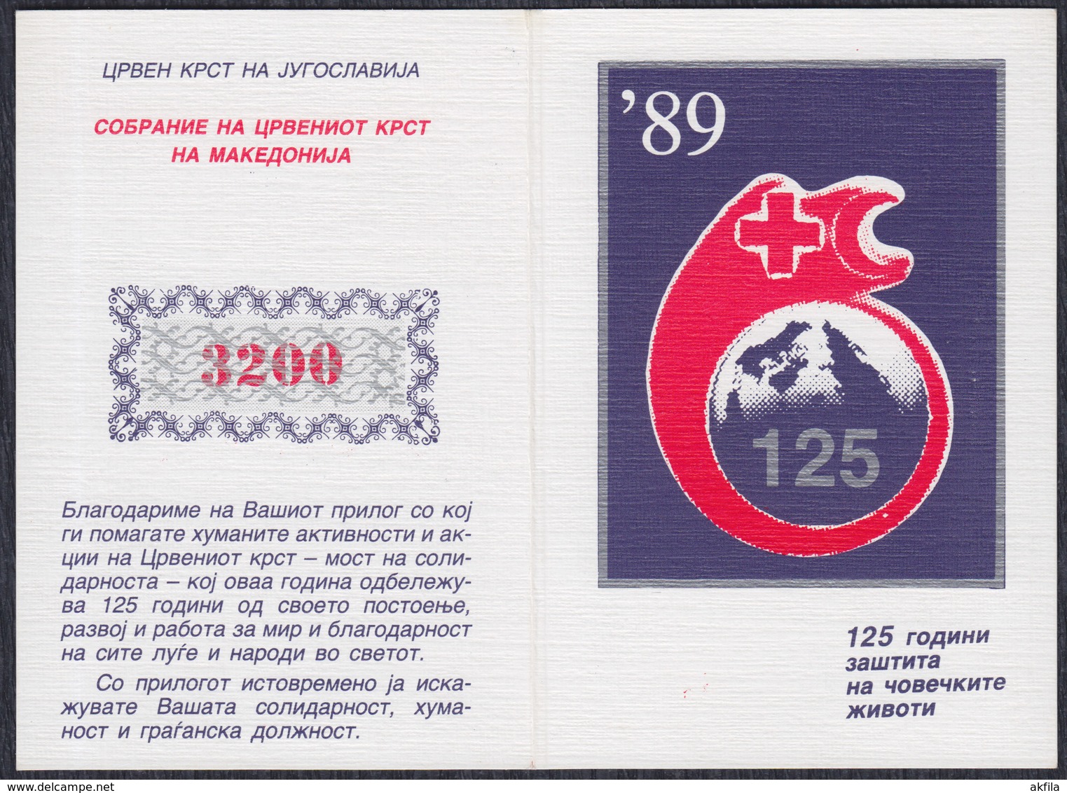 Yugoslavia 1989 Red Cross, Surcharge, Booklet Perforated And Imperforated  Michel 166-169 - Booklets