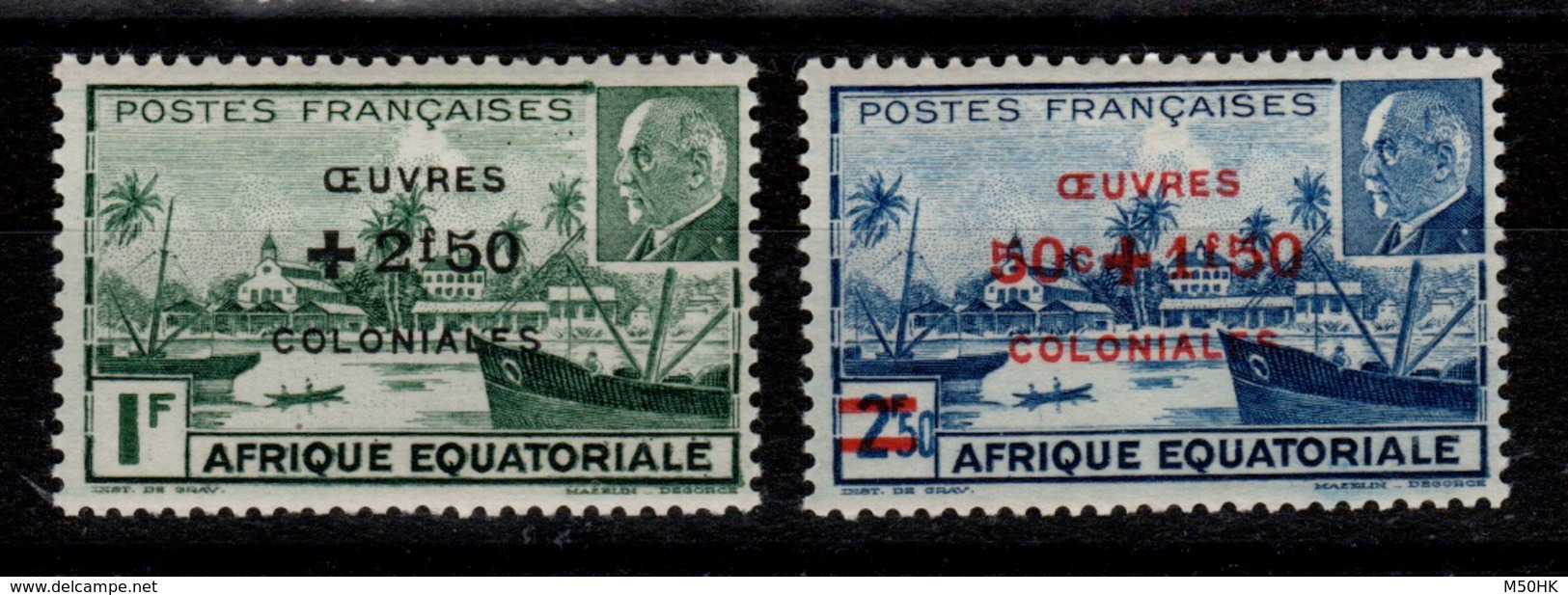 YV 195 & 196 N* Oeuvres Coloniales Cote 2,50 Eur - Nuovi