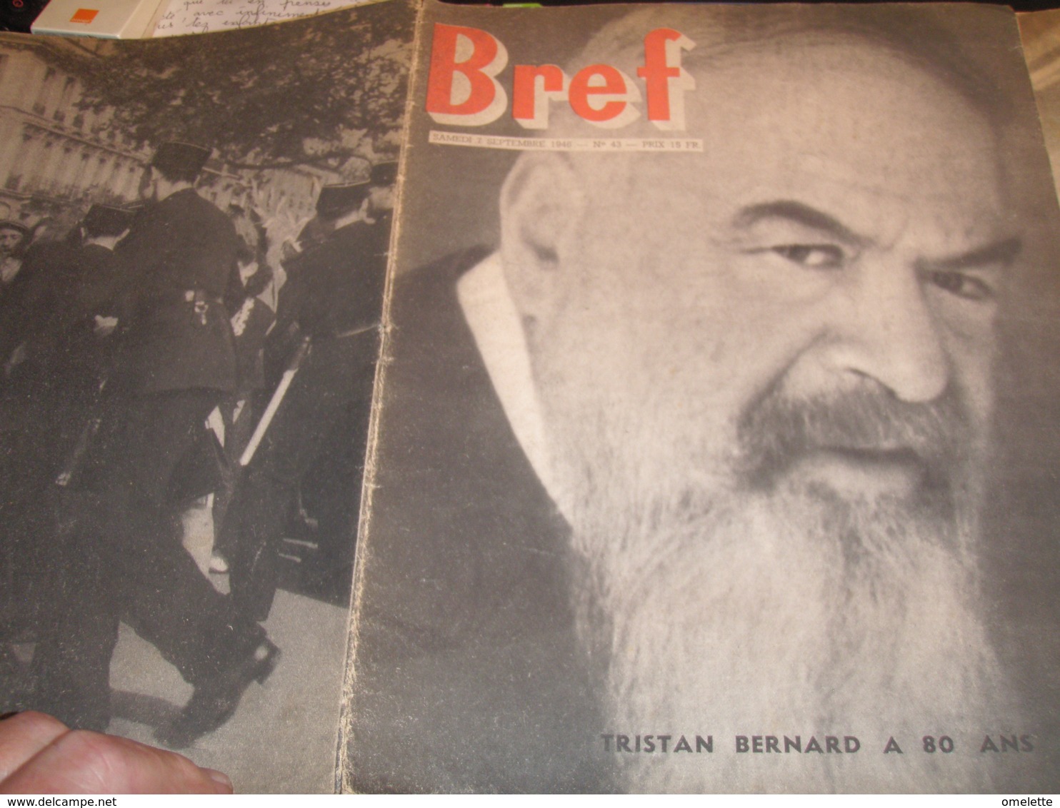 BREF 46 /TRISTAN BERNARD DEAUVILLE /DANIEL MAYER GUY MOLLET /ETATS UNIS SEGREGATION / MONNERVILLE EBOUE SENGHOR - 1900 - 1949
