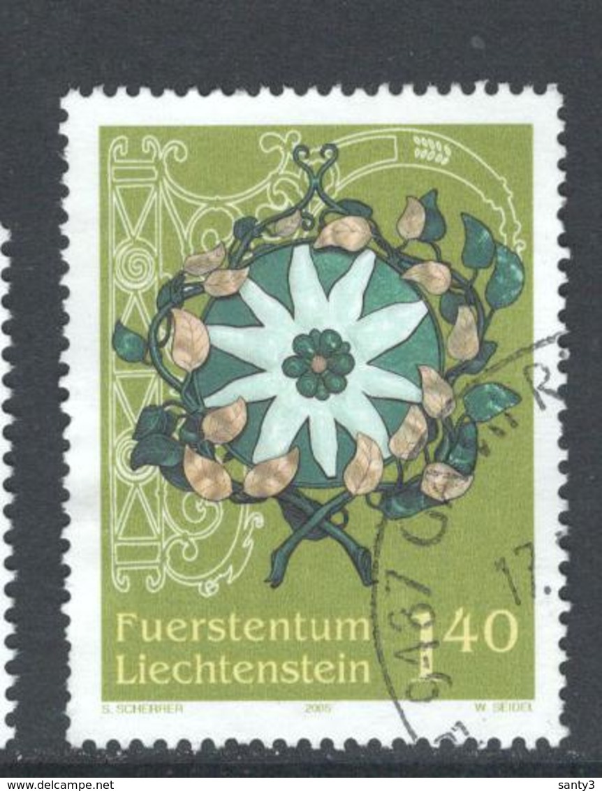 Liechtenstein, Mi  1378 Jaar 2005, Hogere Waarde,  Gestempeld, - Gebraucht