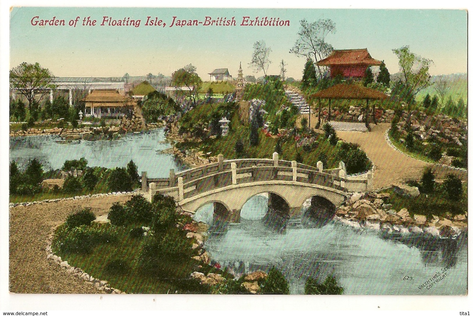 S7354 - Garden Of The Floating Isle Japan-British Exhibition - Expositions