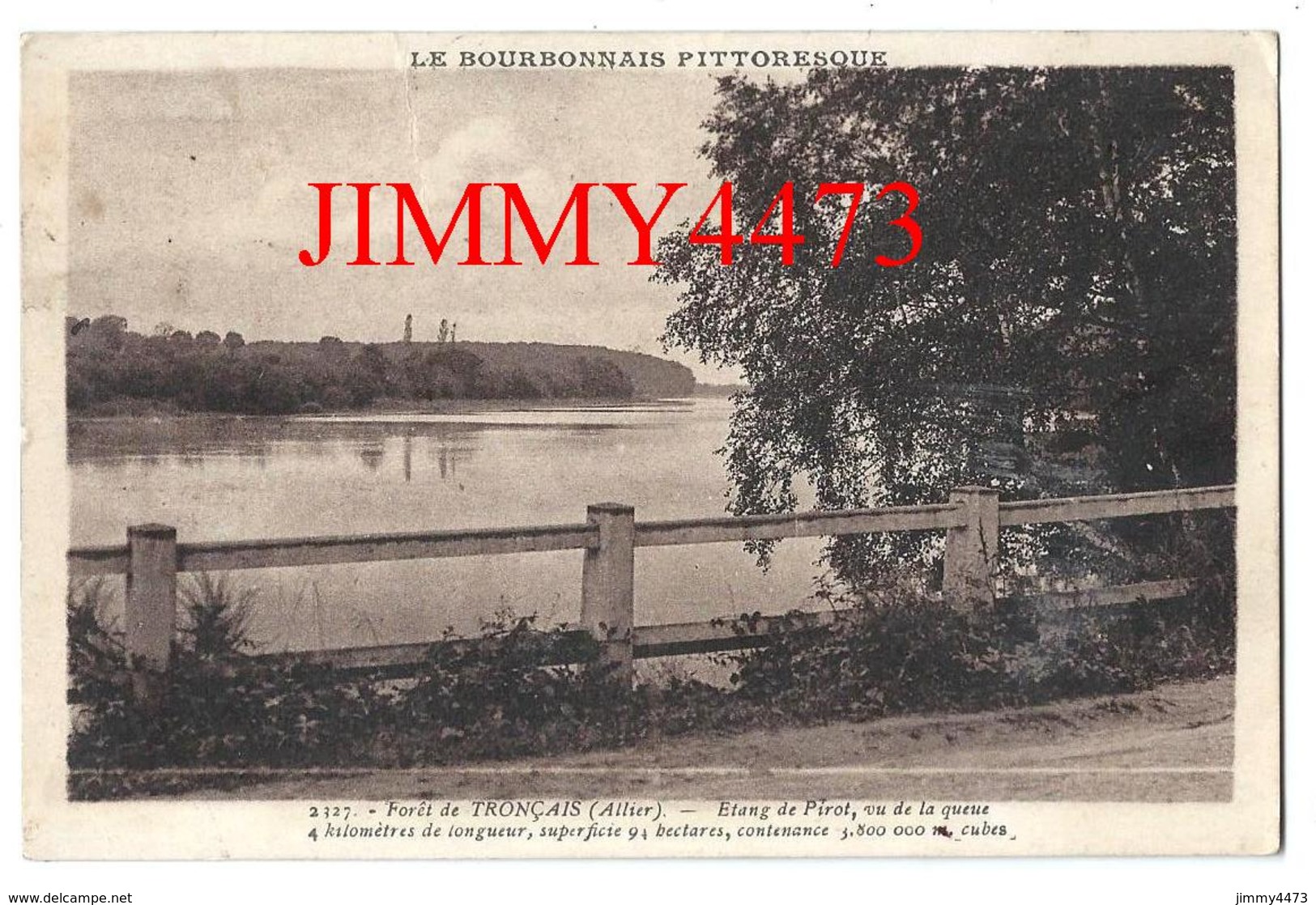 CPA - Etang De Pirot Vu De La Queue - Forêt De TRONCAIS ( Arr. De Montluçon ) 03 Allier - Ed. La Cigogne à Vichy N° 2327 - Montlucon