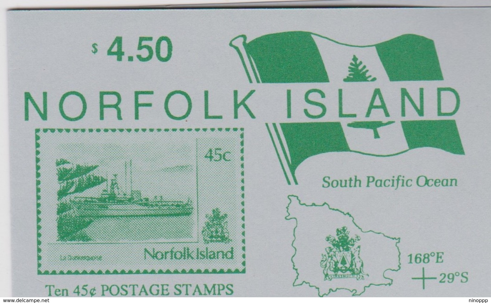 Norfolk Island SB 2 1991  Ship Booklet.mint - Norfolk Island