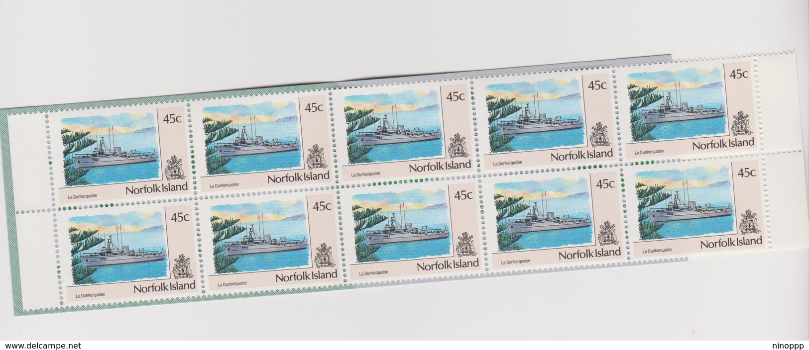 Norfolk Island SB 2 1991  Ship Booklet.mint - Norfolk Island