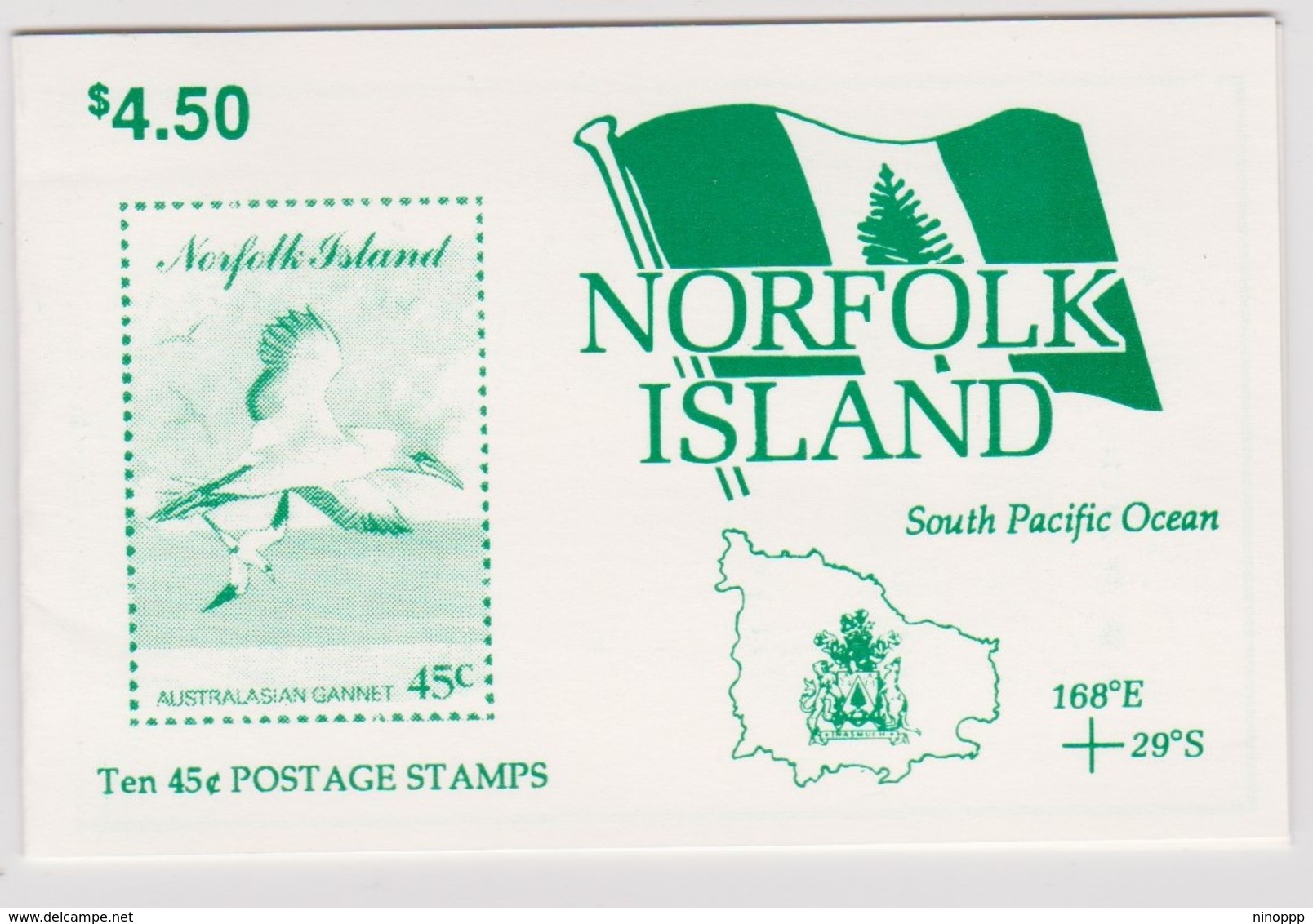 Norfolk Island SB 6 1996 Birds Booklet.mint - Norfolk Eiland