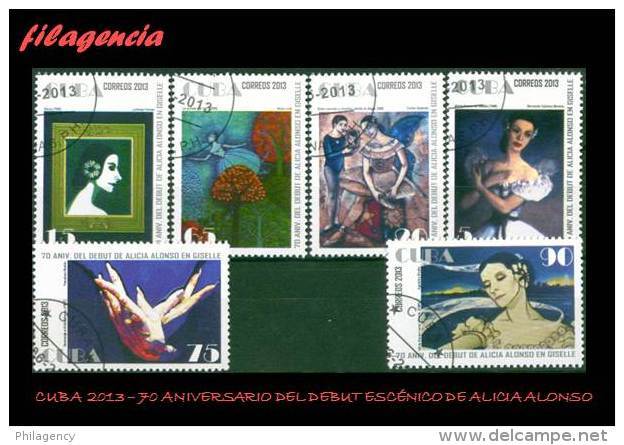 USADOS. CUBA. 2013-18 70 ANIVERSARIO DEL DEBUT ESCÉNICO DE ALICIA ALONSO EN EL BALLET GISELLE - Gebruikt