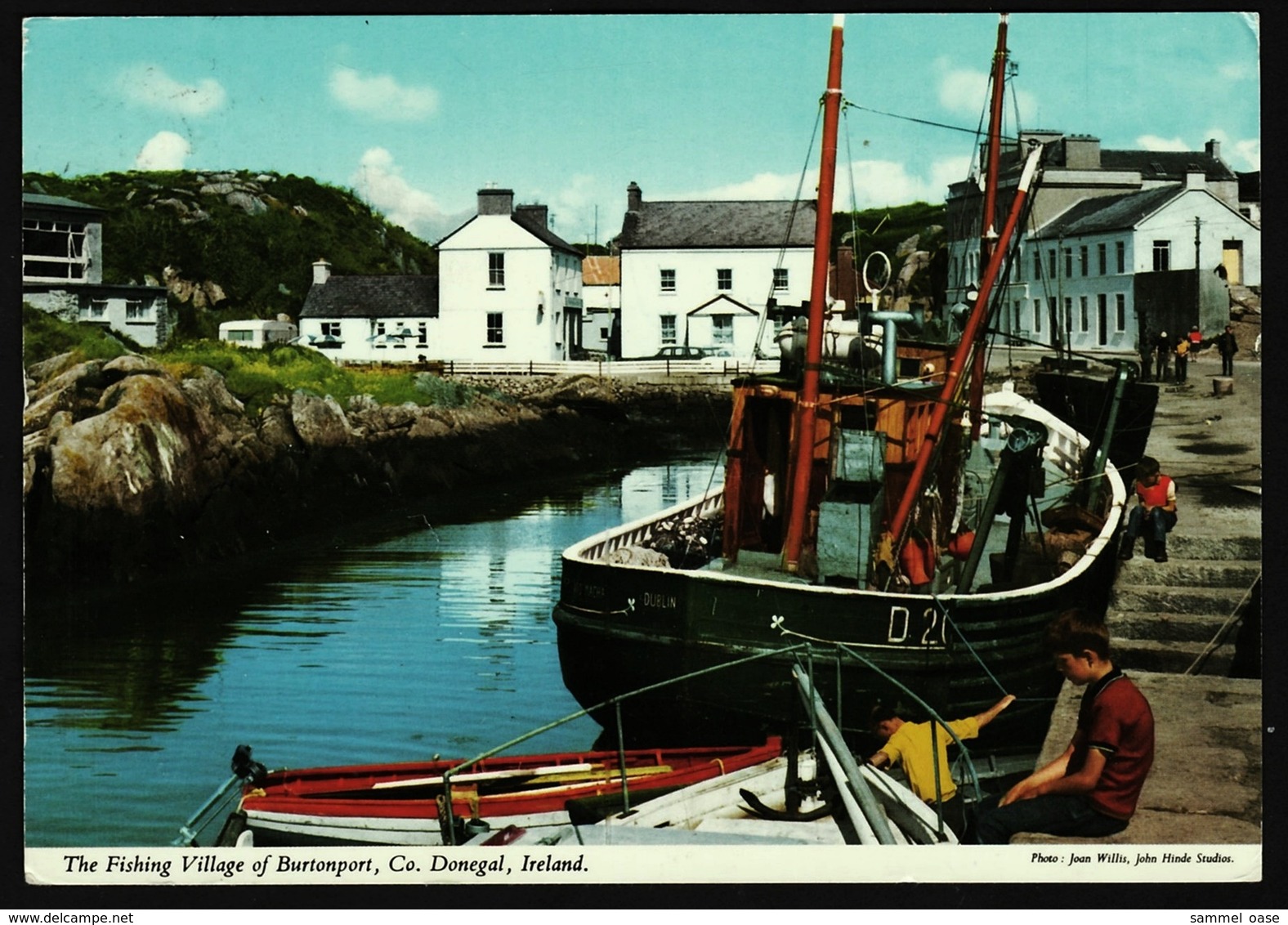 The Fishing Village Of Burtonport  -  Co. Donegal  -  Ansichtskarte Ca. 1976    (9974) - Donegal