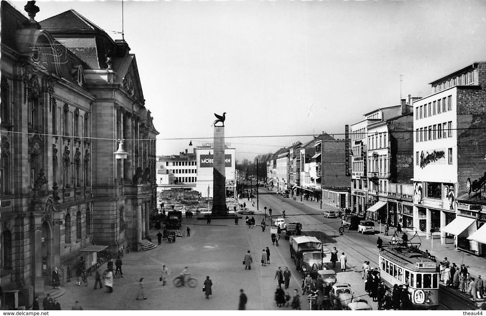 ¤¤   -   ALLEMAGNE   -  KARLSRUHE  -   Kaiserstrabe  -  Bei Der Hauptpost  -   ¤¤ - Karlsruhe