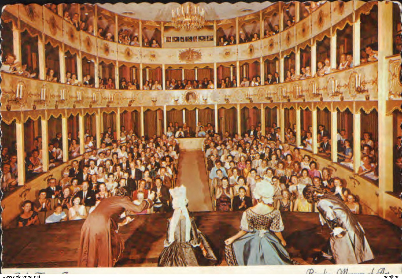 United States - Postcard Circulated In 1975 - Sarasota -  Asolo Theater Interior - 2/scans - Sarasota