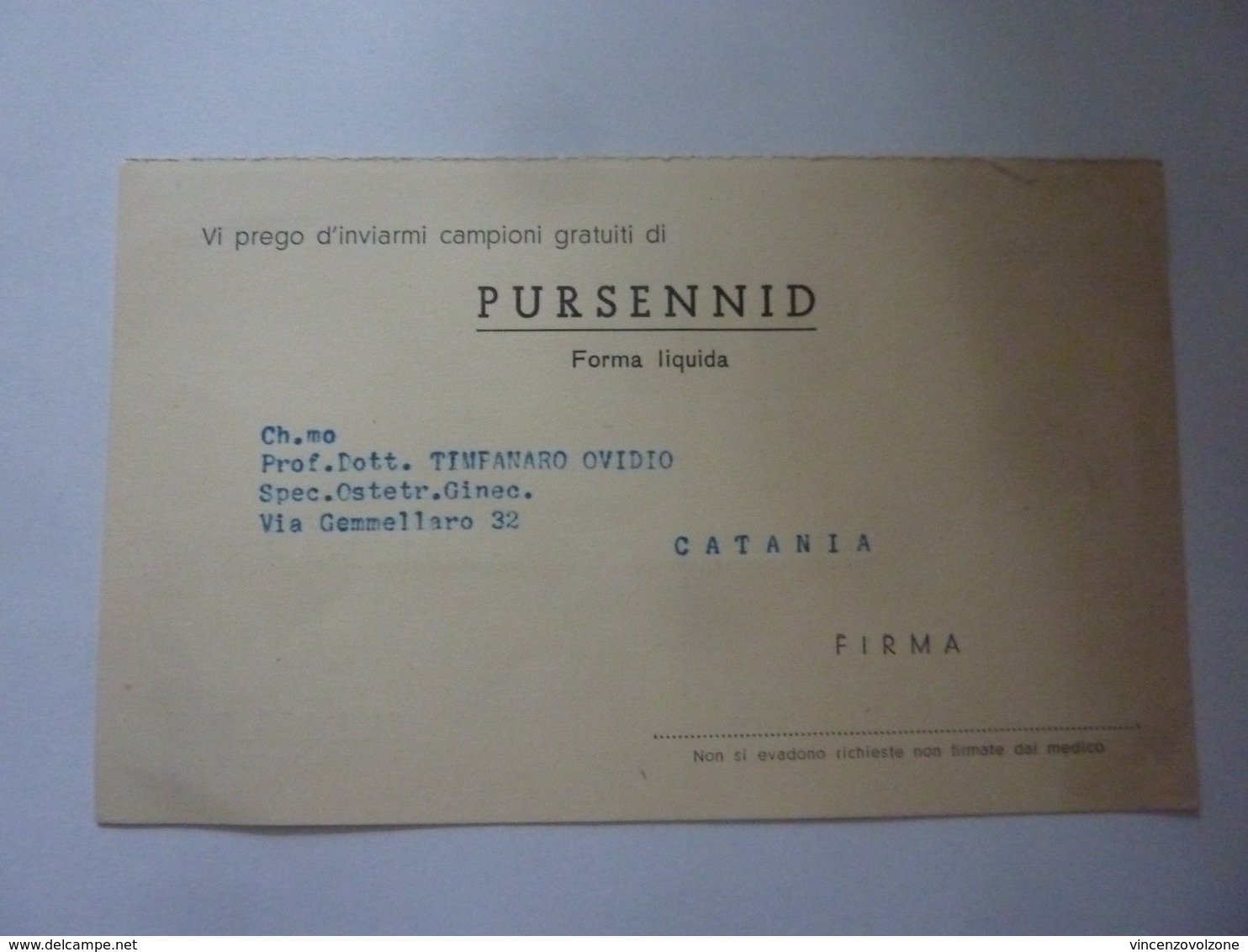 Cartolina Postale Pubblicitaria "SANDOZ S.p.A. PURSENNID Milano" 1946 - 1946-60: Marcofilie