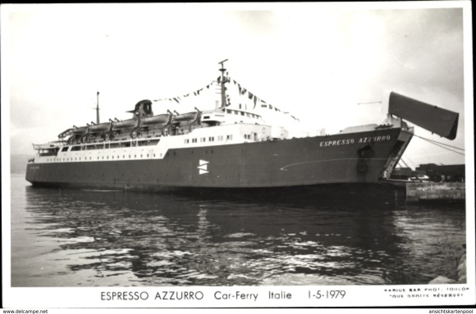 Cp Autofähre Espresso Azzurro, Ansicht Steuerbord - Sonstige & Ohne Zuordnung