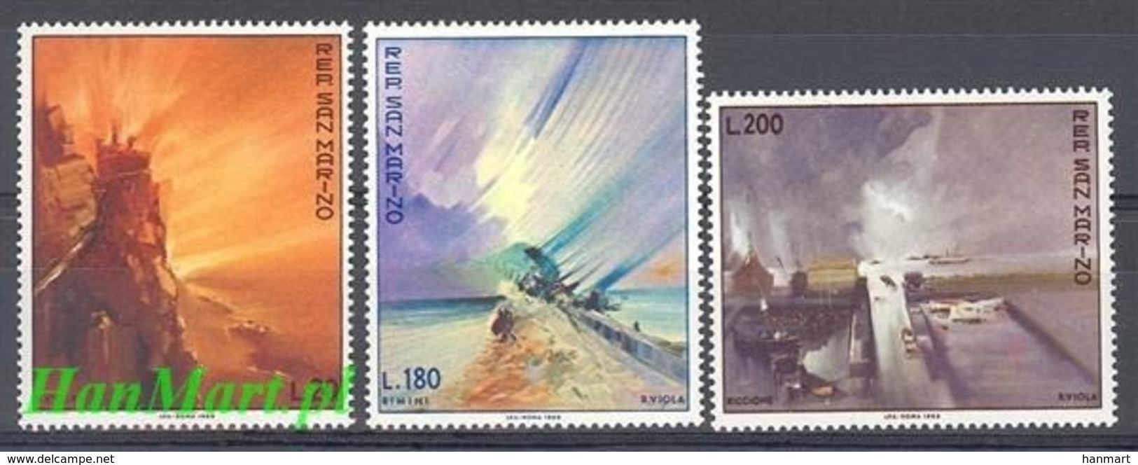 San Marino 1969 Mi 936-938 MNH ( ZE2 SMR936-938 ) - Otros & Sin Clasificación