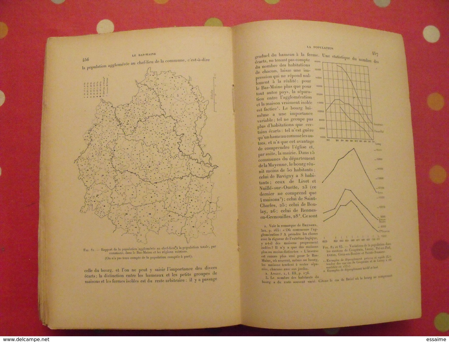 Le Bas-Maine, étude Géographique. René Musset. Armand Colin 1917. Mayenne Chateau-Gontier Laval - Pays De Loire