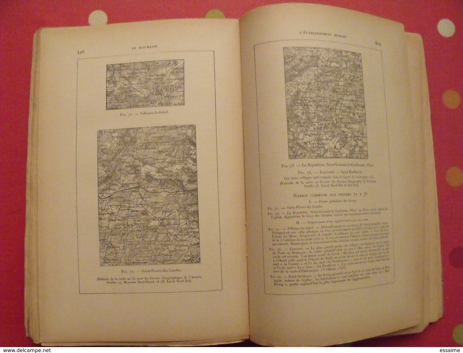 Le Bas-Maine, étude Géographique. René Musset. Armand Colin 1917. Mayenne Chateau-Gontier Laval - Pays De Loire