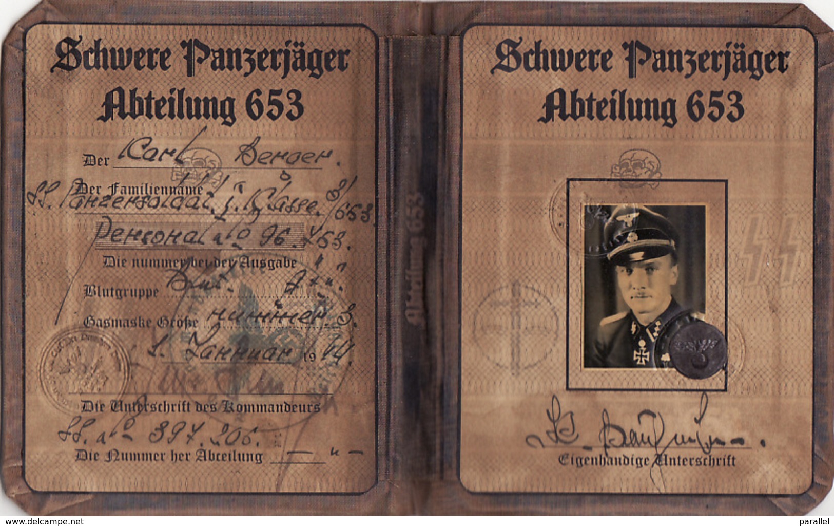 DOCUMENT III Reich. Nazi WW2 Germany.not Original - 1939-45