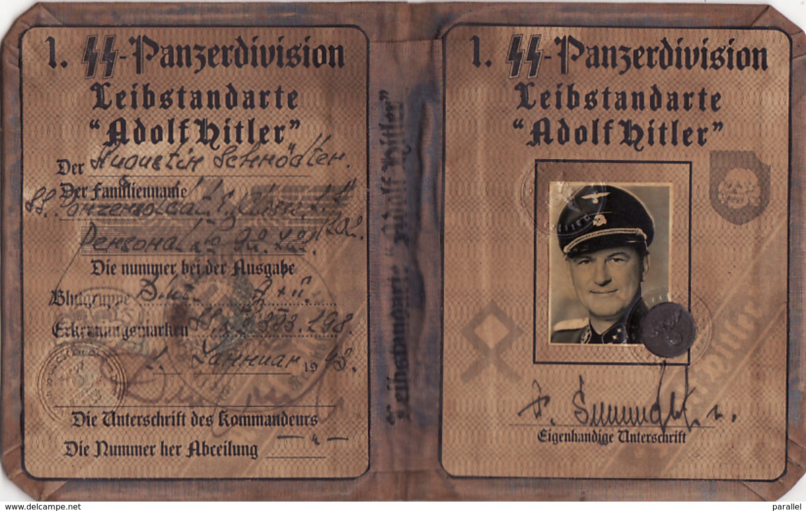 DOCUMENT III Reich. Nazi WW2 Germany.not Original - 1939-45