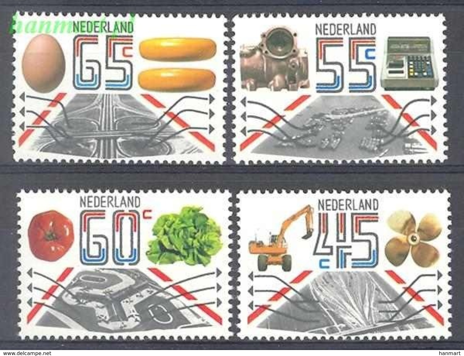 Netherlands 1981 Mi 1189-1192 MNH ( ZE3 NTH1189-1192 ) - Alimentación