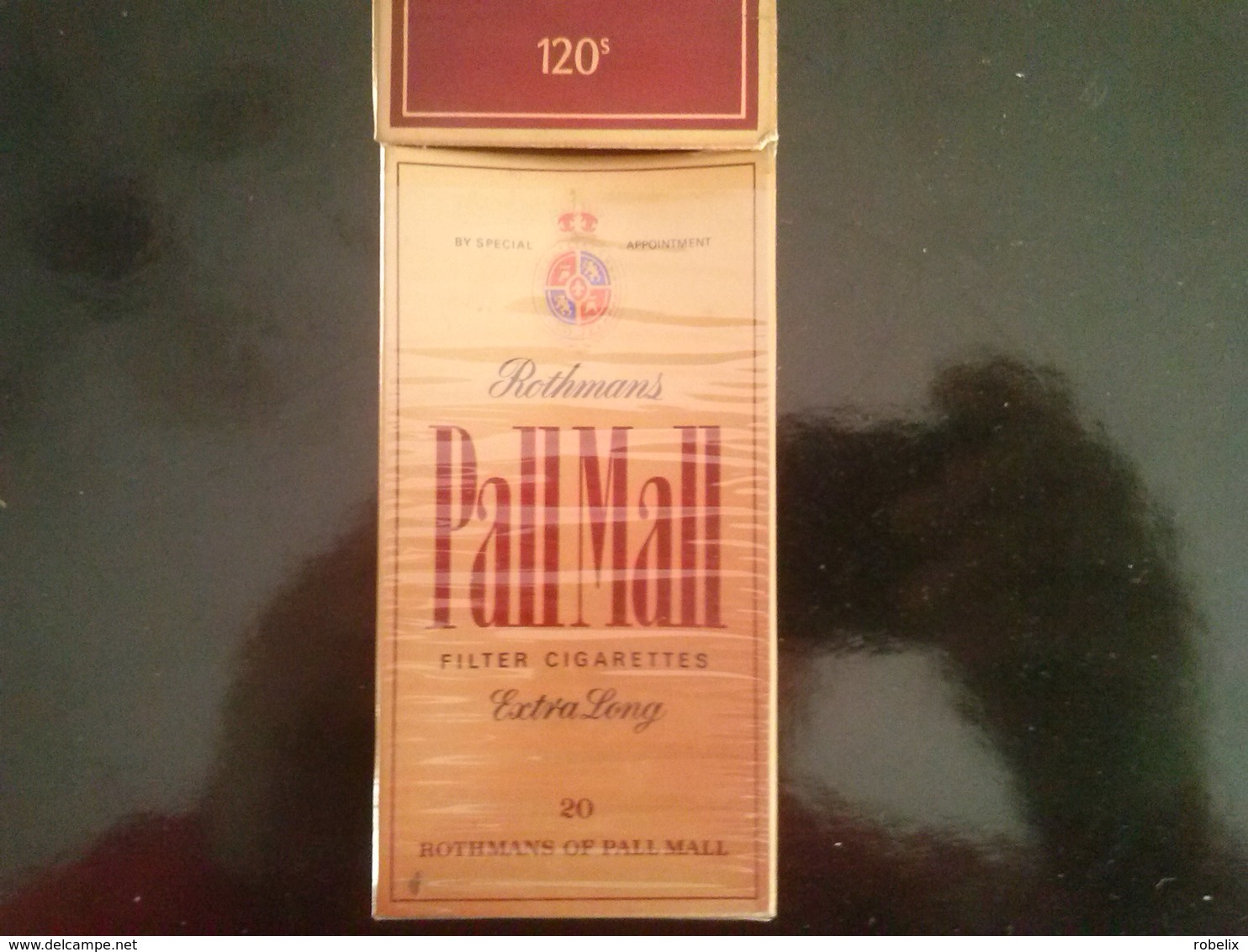 PALL MALL -extra Long - Empty Cigarettes Carton Box - Around (environ) 1970 - Etuis à Cigarettes Vides