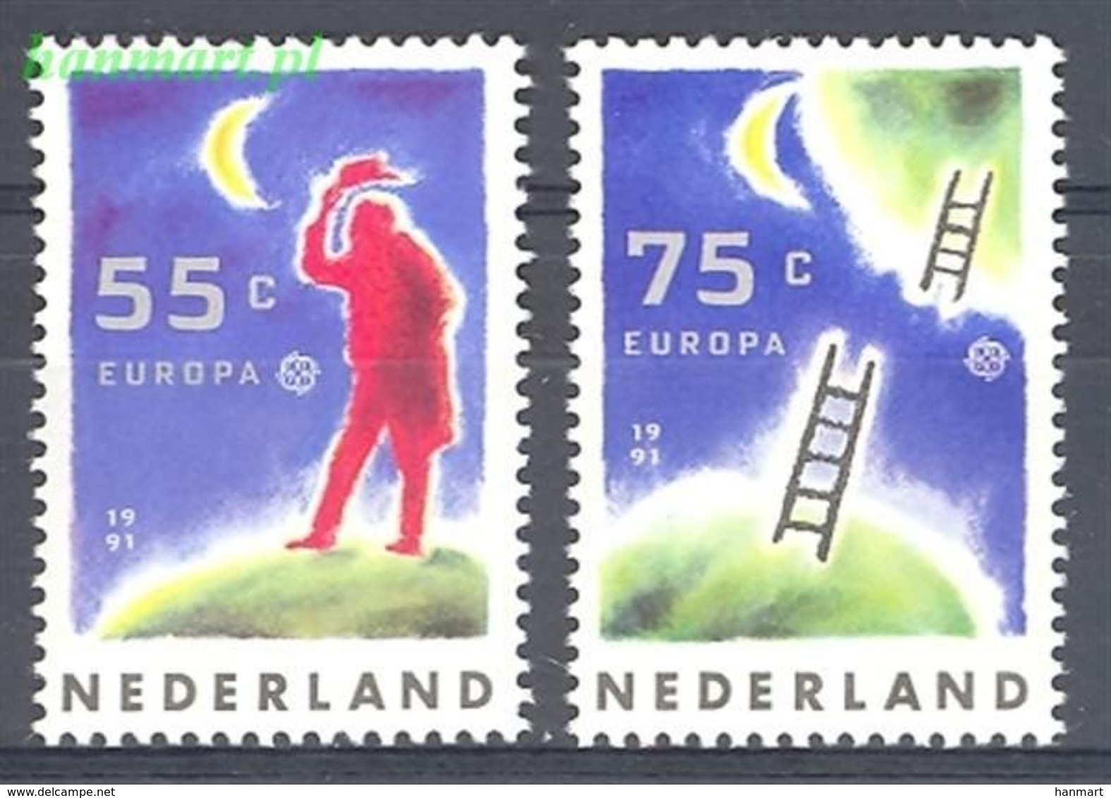 Netherlands 1991 Mi 1409-1410 MNH ( ZE3 NTH1409-1410 ) - Otros & Sin Clasificación