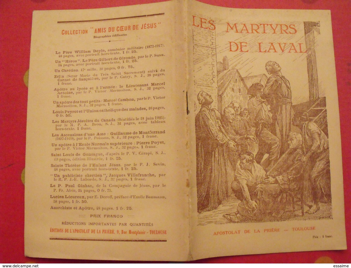 Les Quatorze Prêtres  Martyrs De Laval (1794). André Pelletier. 1928 - Pays De Loire