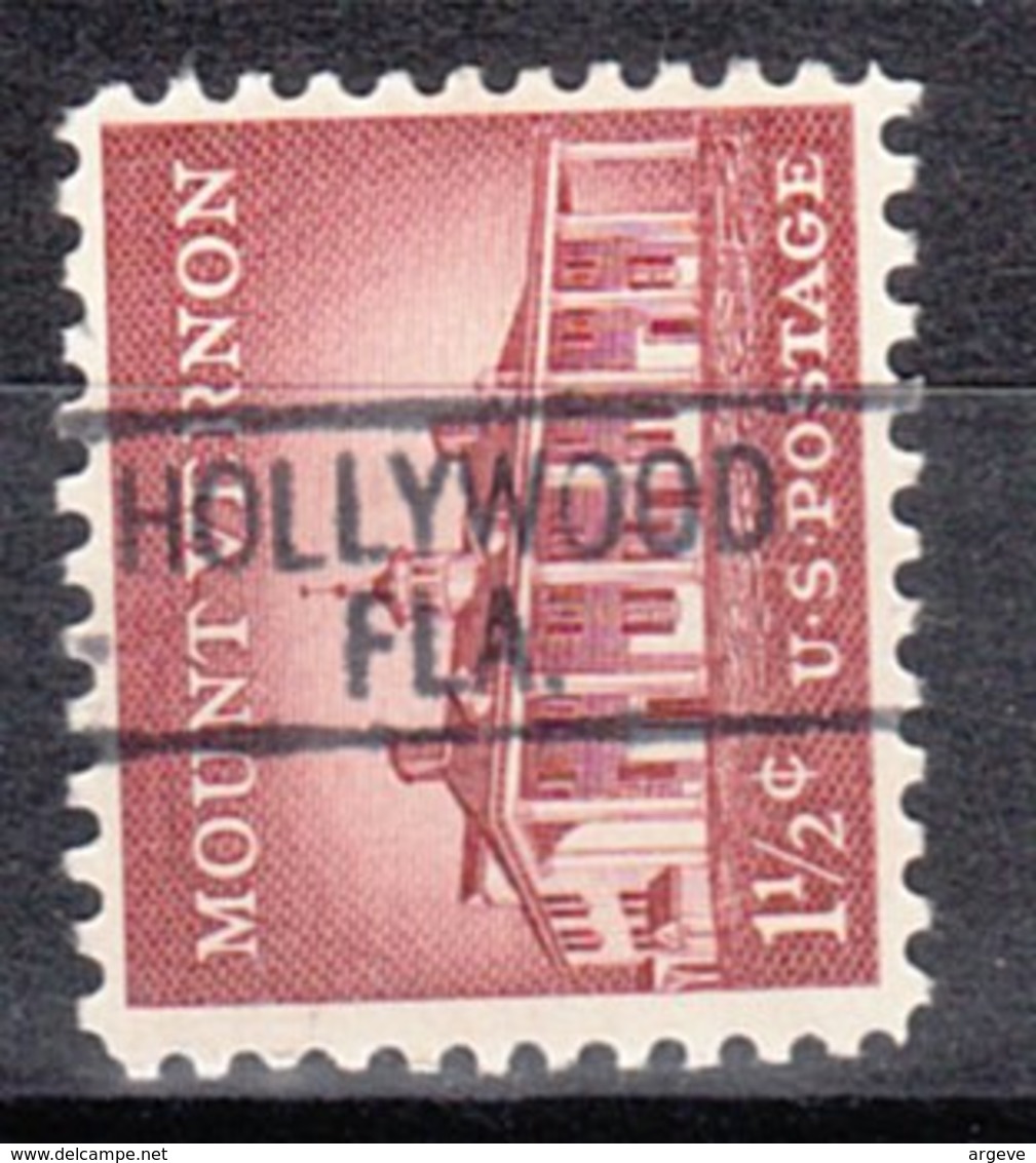 USA Precancel Vorausentwertung Preo, Locals Florida, Hollywood 812 - Precancels