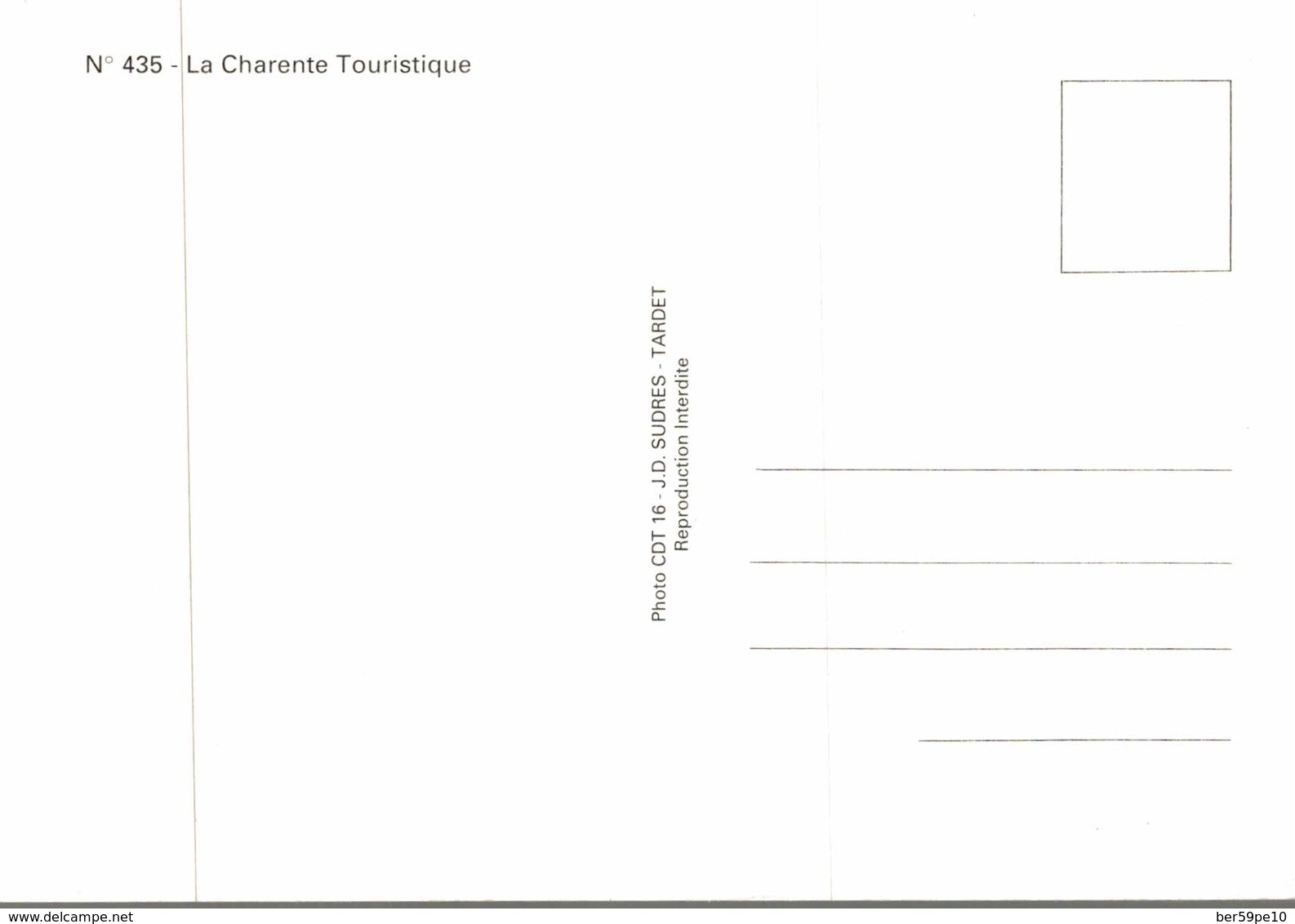 16 LA CHARENTE TOURISTIQUE  GITES DE FRANCE CHARENTE  MULTI-VUES - Autres & Non Classés