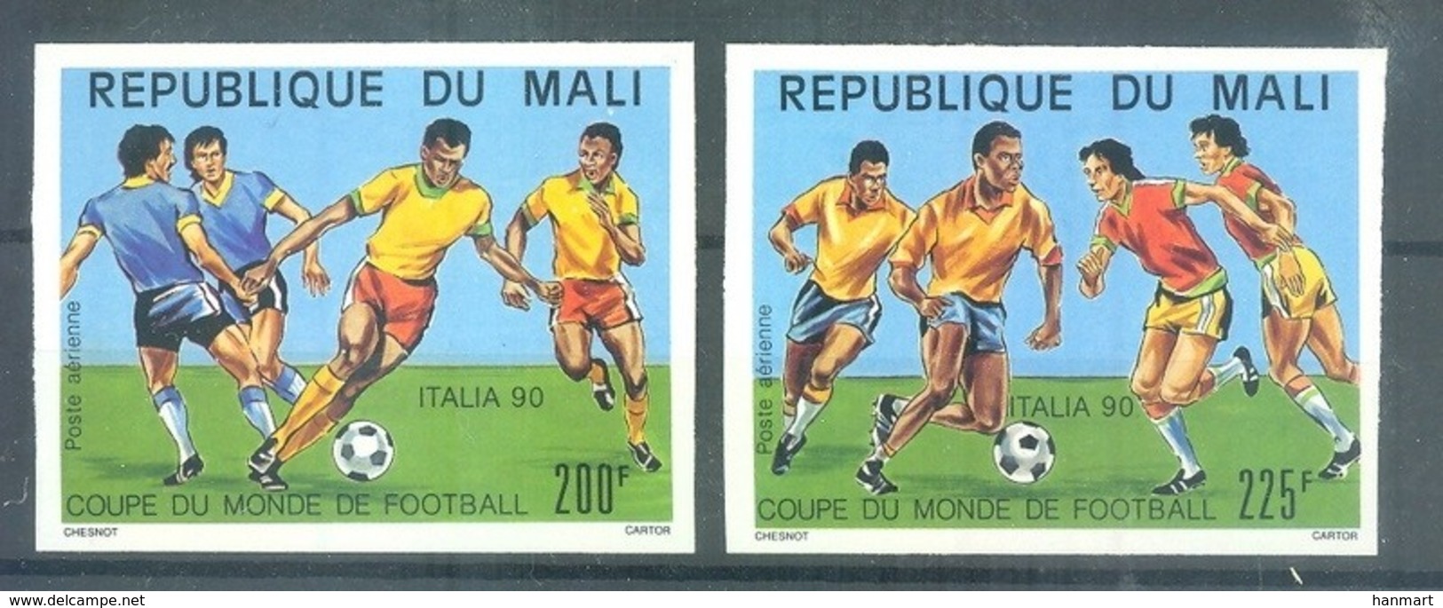 Mali 1990 MNH ( ZS5 MLI1130-1131B ) - 1990 – Italie