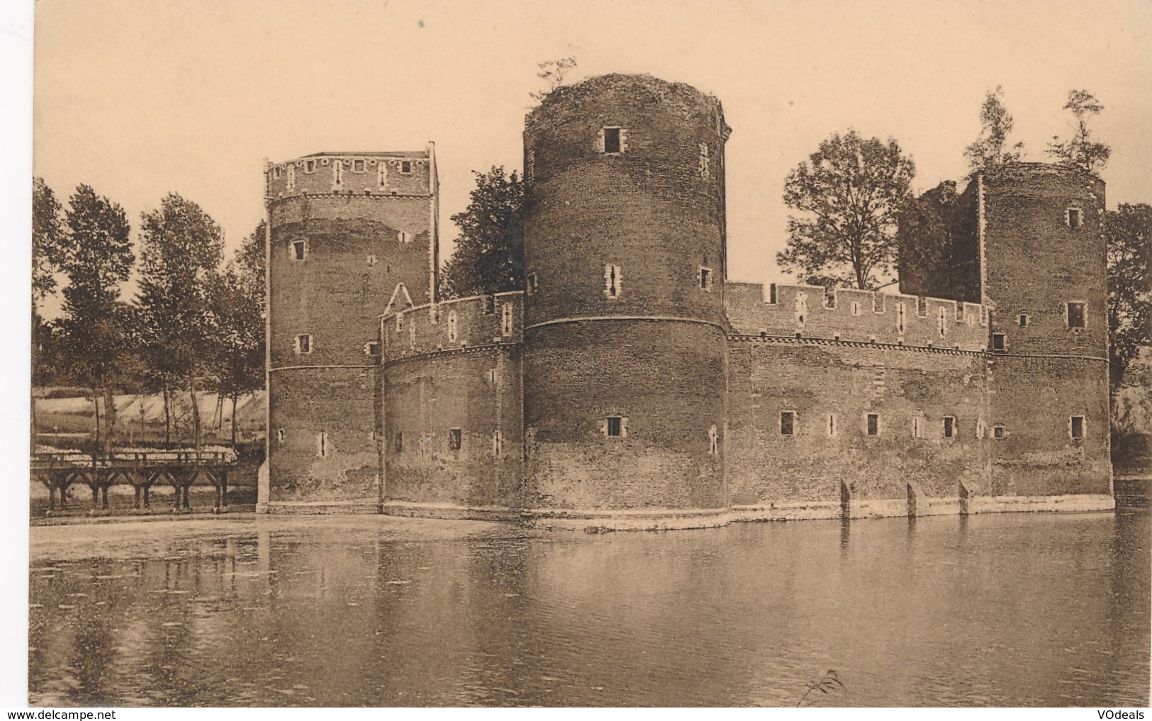 CPA - Belgique - Beersel - Le Château De Beersel En Juin 1929 - Beersel