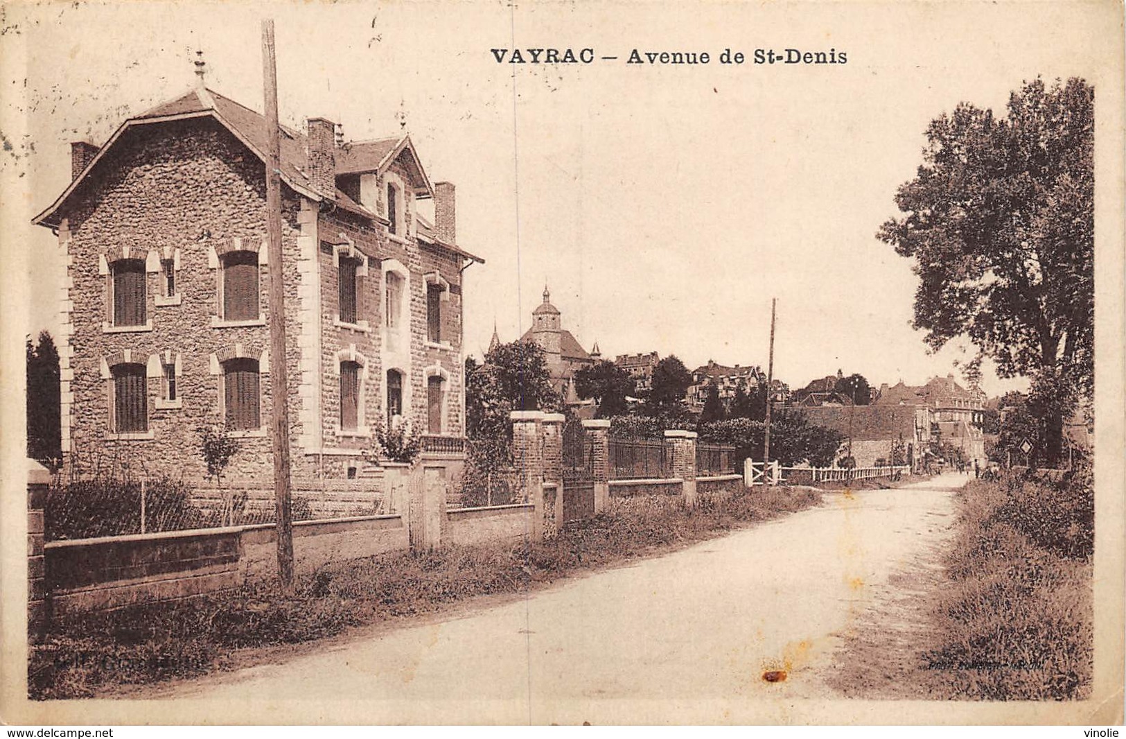 PIE-19-Mo-993 : VAYRAC. AVENUE DE SAINT DENIS. - Vayrac