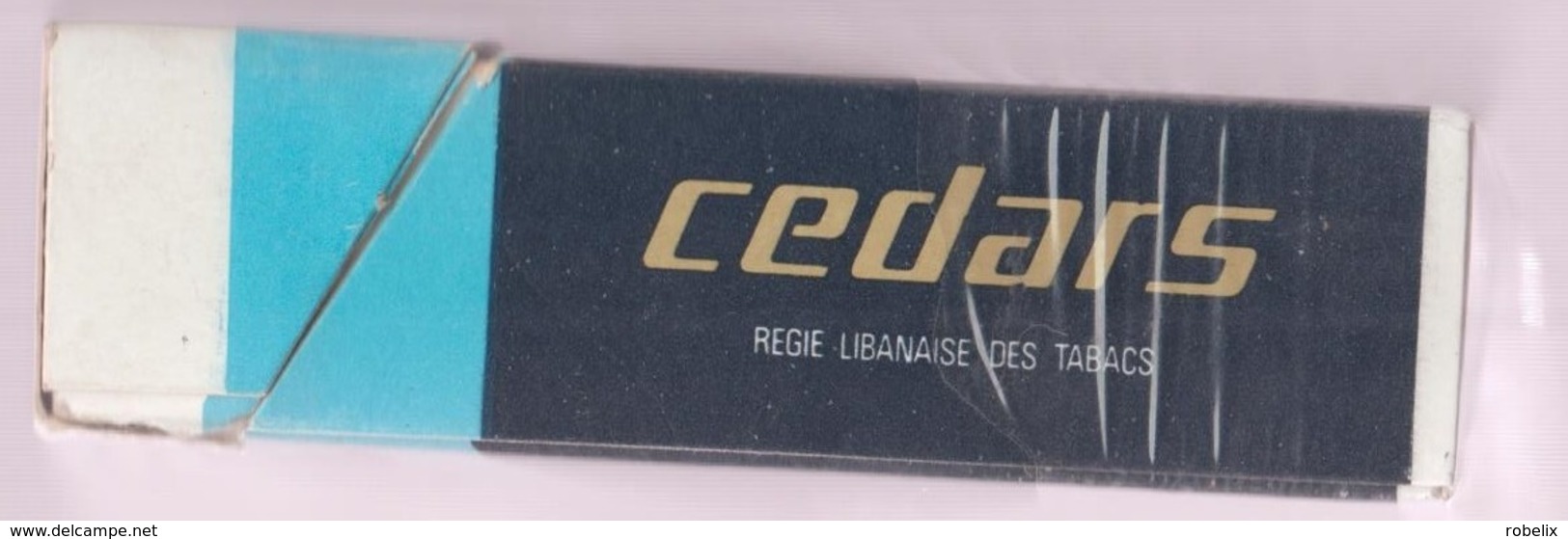 CEDARS - Lebanese Empty Cigarettes Carton Box - Around 1970 - Etuis à Cigarettes Vides