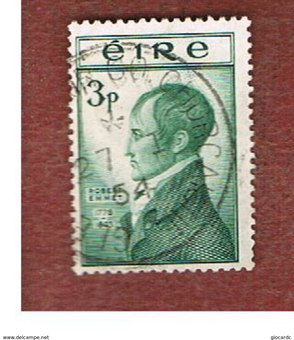 IRLANDA (IRELAND) -  SG 156 -  1953  ROBERT EMMET, PATRIOT   - USED - Usati