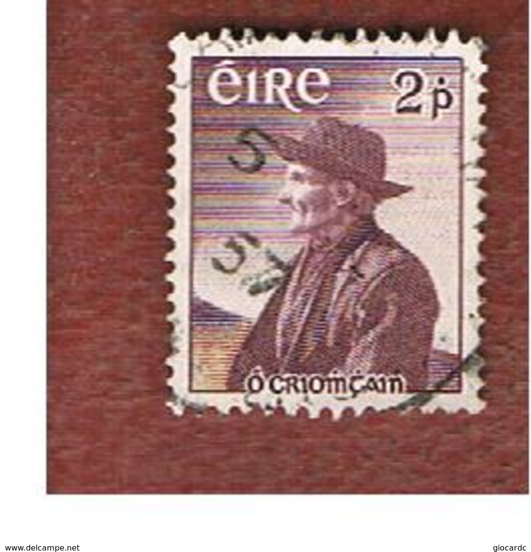 IRLANDA (IRELAND) -  SG 166   -  1957 T. O'CROHAN, AUTHOR  - USED - Usati