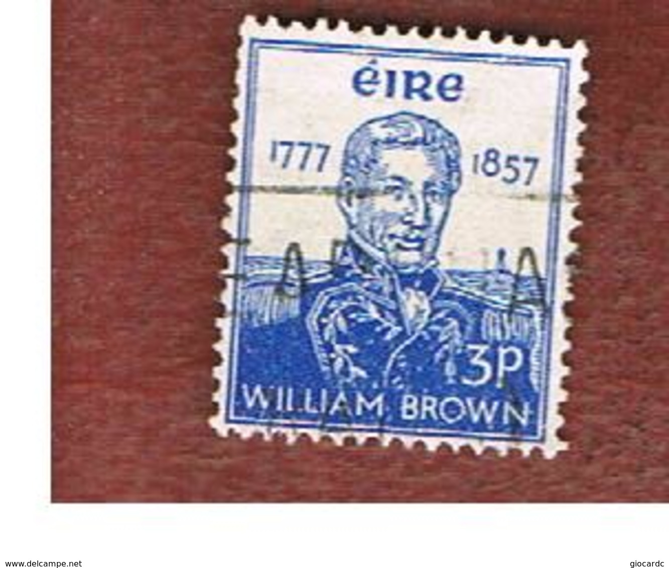 IRLANDA (IRELAND) -  SG 168   -  1957 W. BROWN, ADMIRAL  - USED - Usati