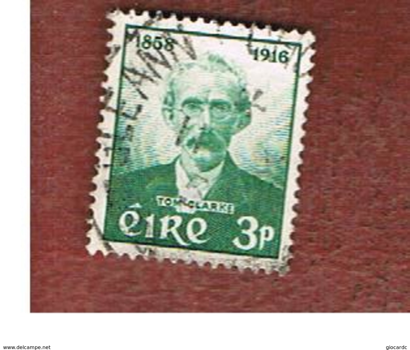 IRLANDA (IRELAND) -  SG 172   -  1958  T. CLARKE, PATRIOT  - USED - Usati