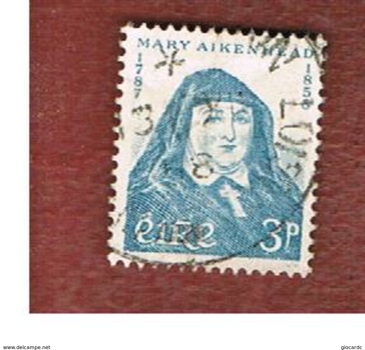 IRLANDA (IRELAND) -  SG 174   -  1958  MOTHER MARY AIKENHEAD - USED - Usati