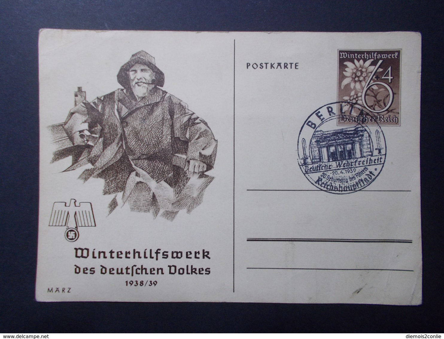 Marcophilie  Cachet Lettre Obliteration - ALLEMAGNE - Entier Postal - 1939 (2248) - Lettres & Documents