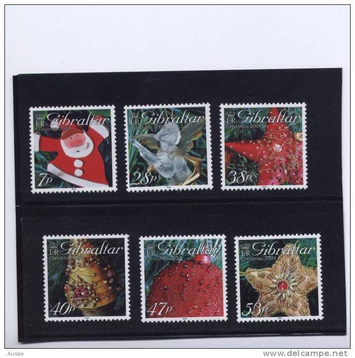 Gibraltar 2004 Yvertn° 1113-18 *** MNH Cote 10,50 Euro Noel Kerstmis - Gibraltar