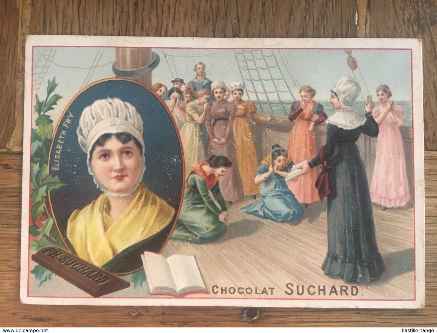 CHROMO CHOCOLAT SUCHARD S57 1898 Famous Women Femmes Célèbres Elisabeth Fry - Suchard