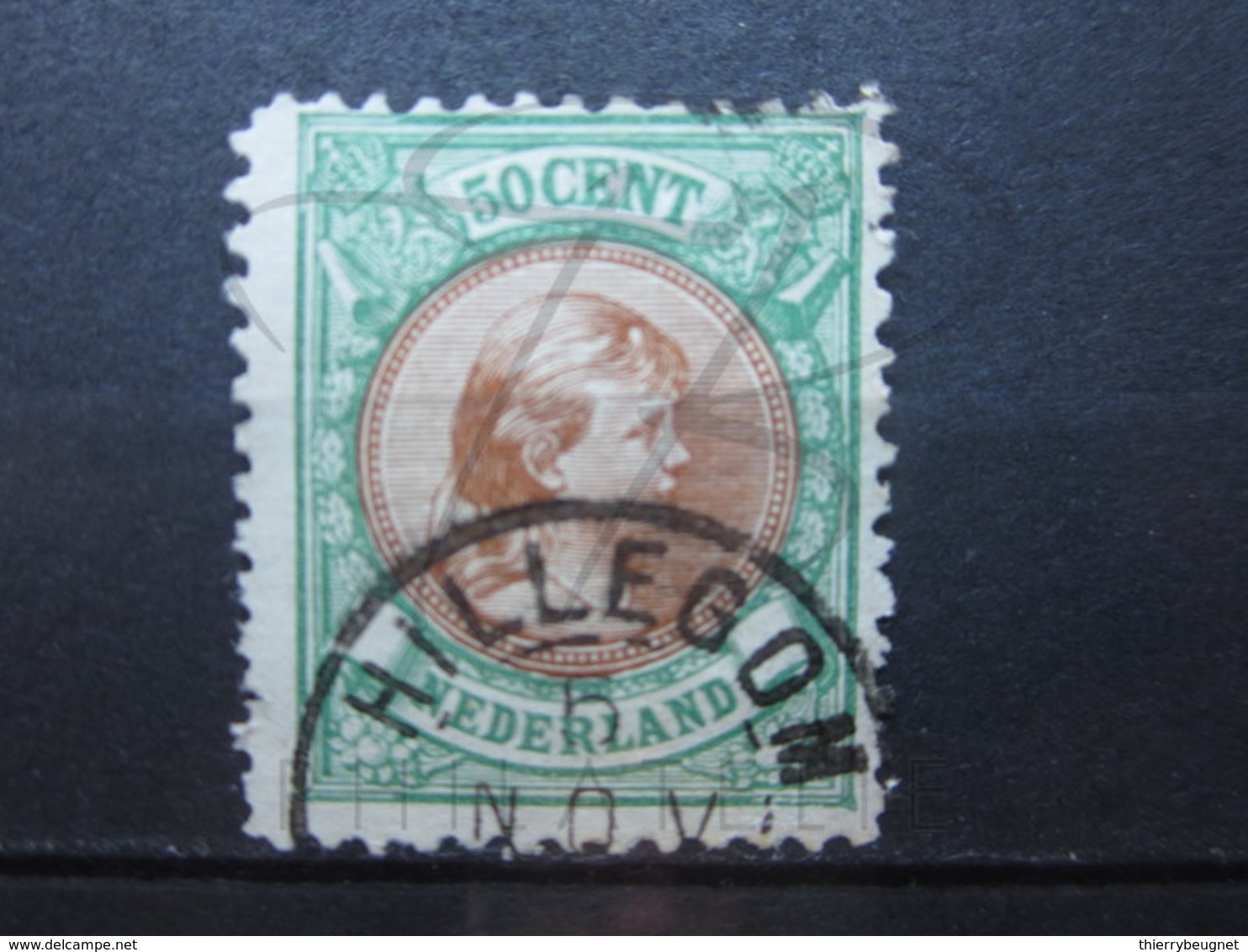 VEND BEAU TIMBRE DES PAYS-BAS N° 44 , CACHET " HILLEGOM " !!! (a) - Gebruikt