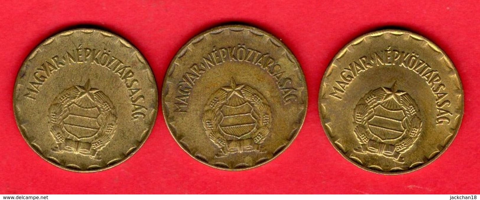 -- LOT DE 3 MONNAIES De 2 FORINT -- - Hongrie