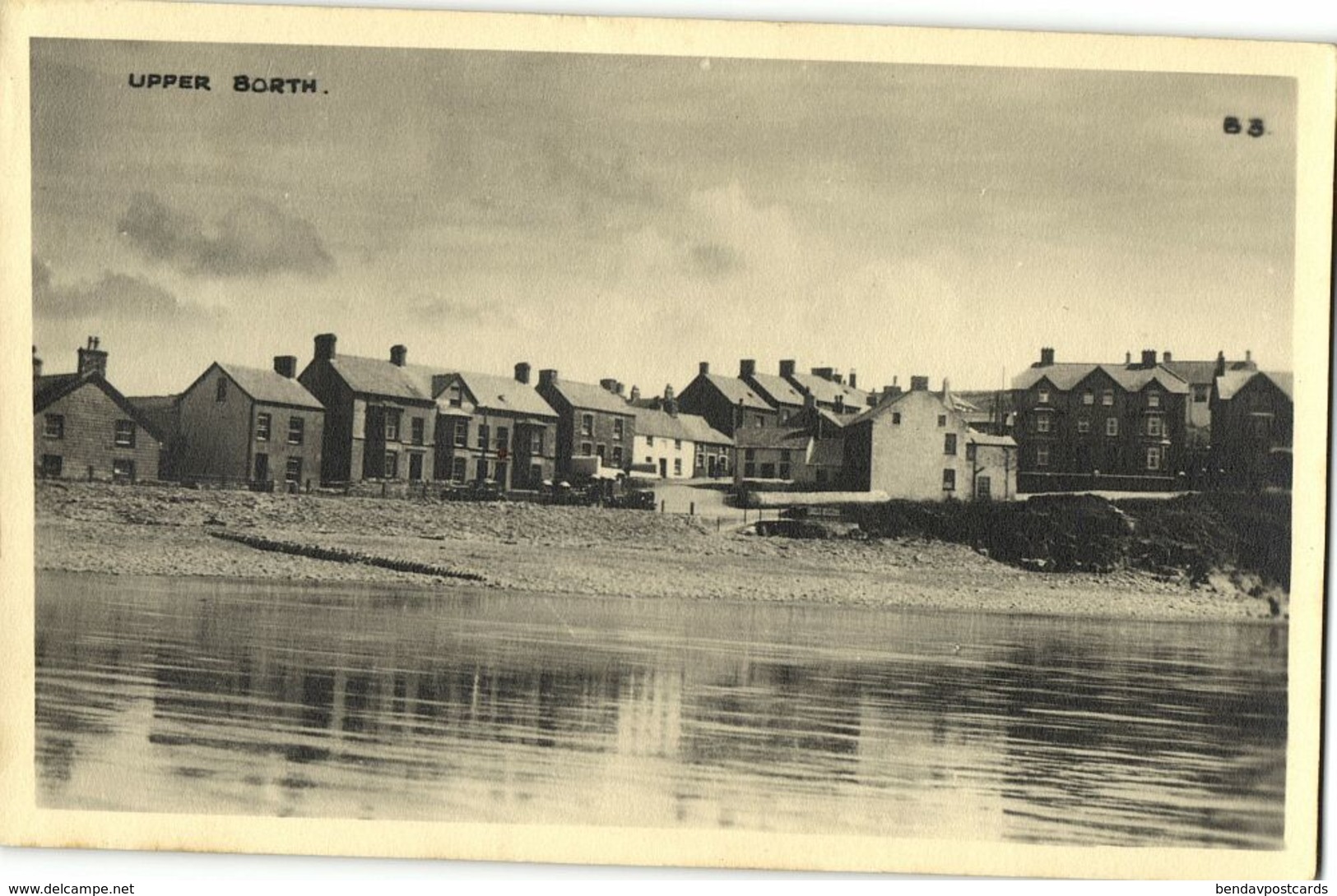 Wales, UPPER BORTH, Ceredigion, Panorama (1946) - Cardiganshire