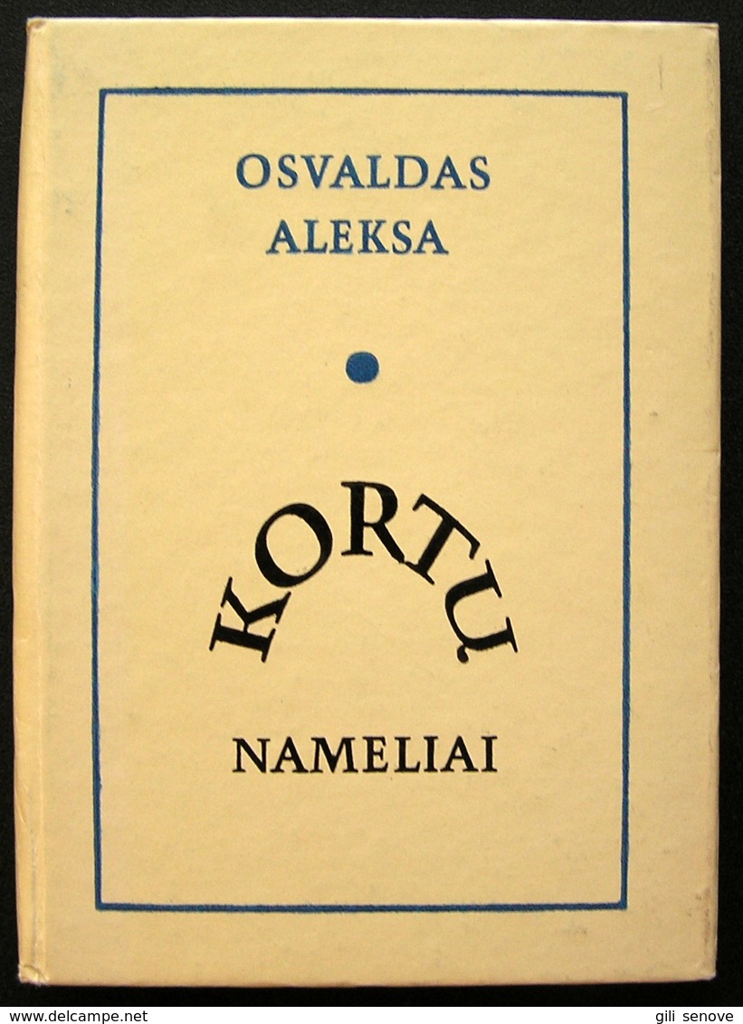 Lithuanian Book / Kortų Nameliai By O. Aleksa 1983 - Cultural