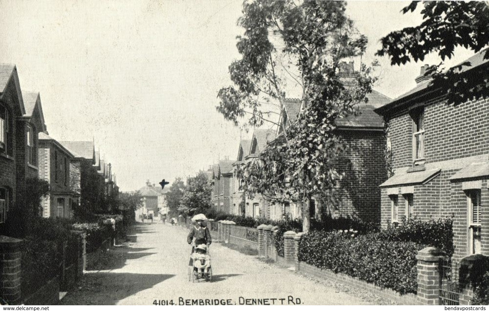 Bembridge, Isle Of Wight, Dennett Road, Pram (1910s) Postcard - Other & Unclassified